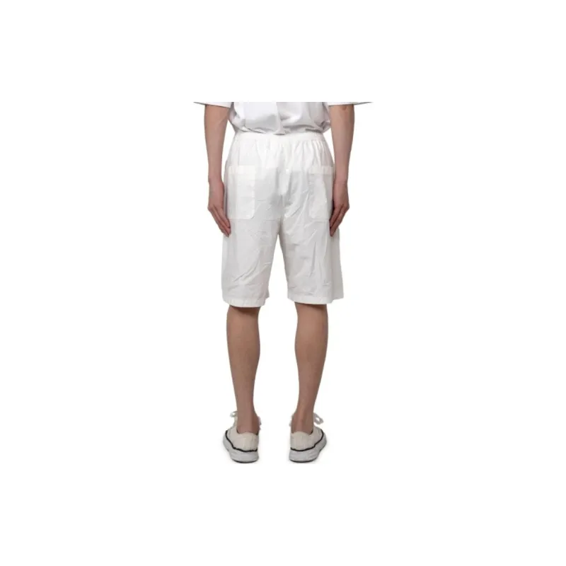 Maison Mihara Yasuhiro Typewriter Cloth Shorts Casual Shorts Men's White-4
