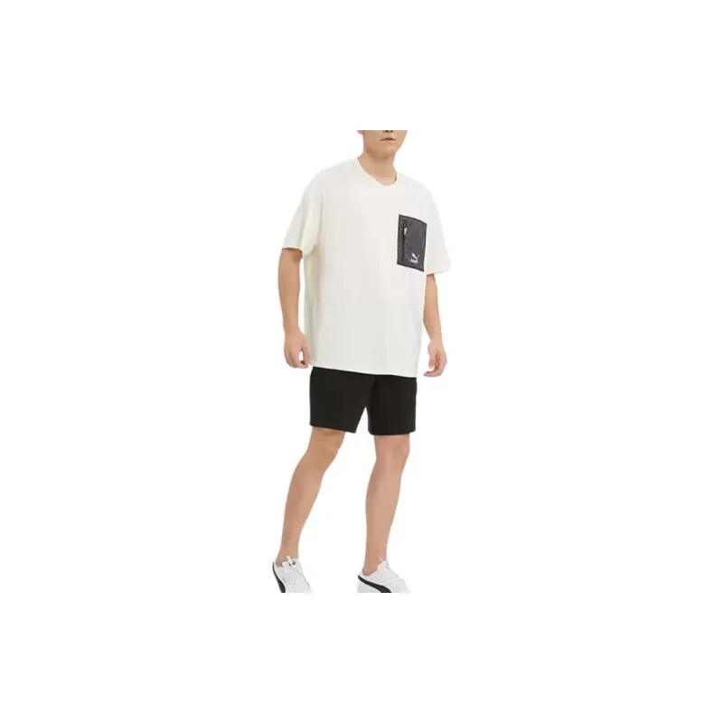 PUMA Men's Casual Series T Shirt Men's White-4