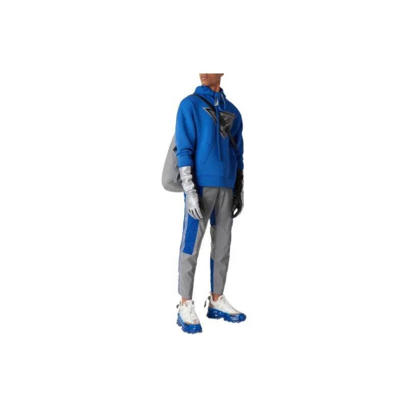 EMPORIO ARMANI SS23 Sweatshirts Men Electric Glow Blue-2