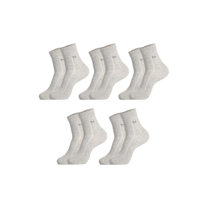 MIIOW Mid Calf Socks Men's 5 Pack-8