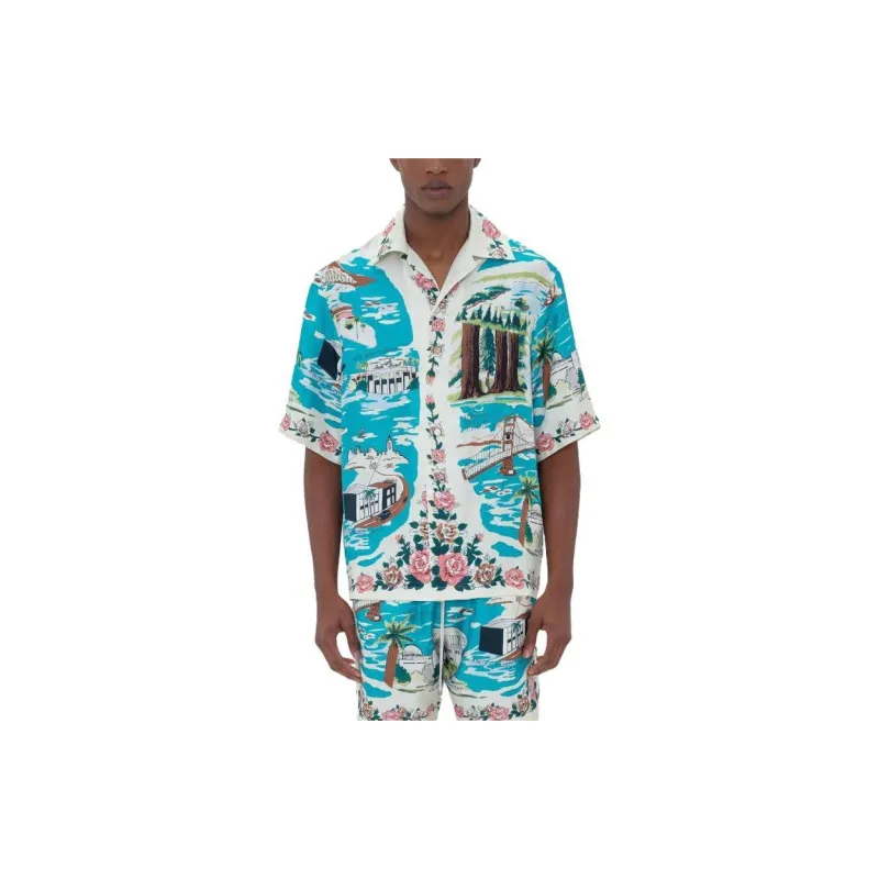 AMIRI Hawaiian Bowling Shirt-2
