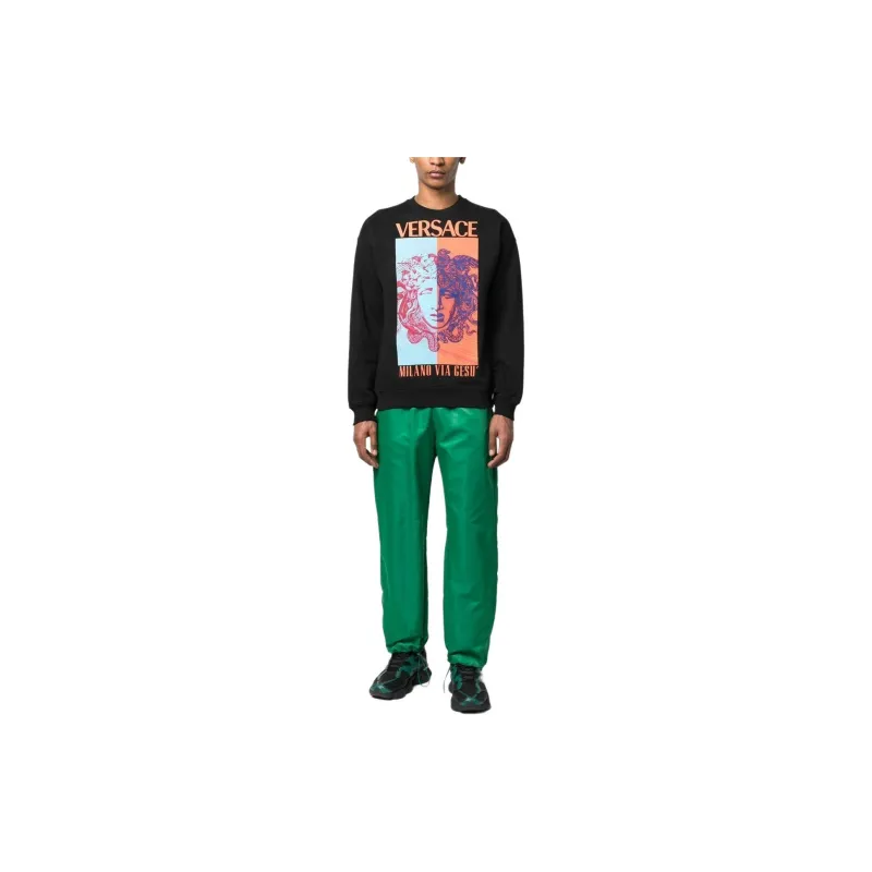 VERSACE Medusa Print Crewneck-2