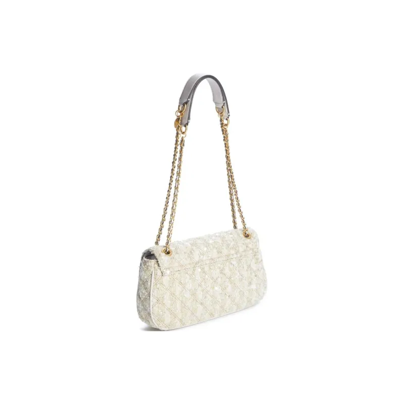 GUESS Tweed Shoulder Bag Crossbody Bag Regular Women's Pink-1