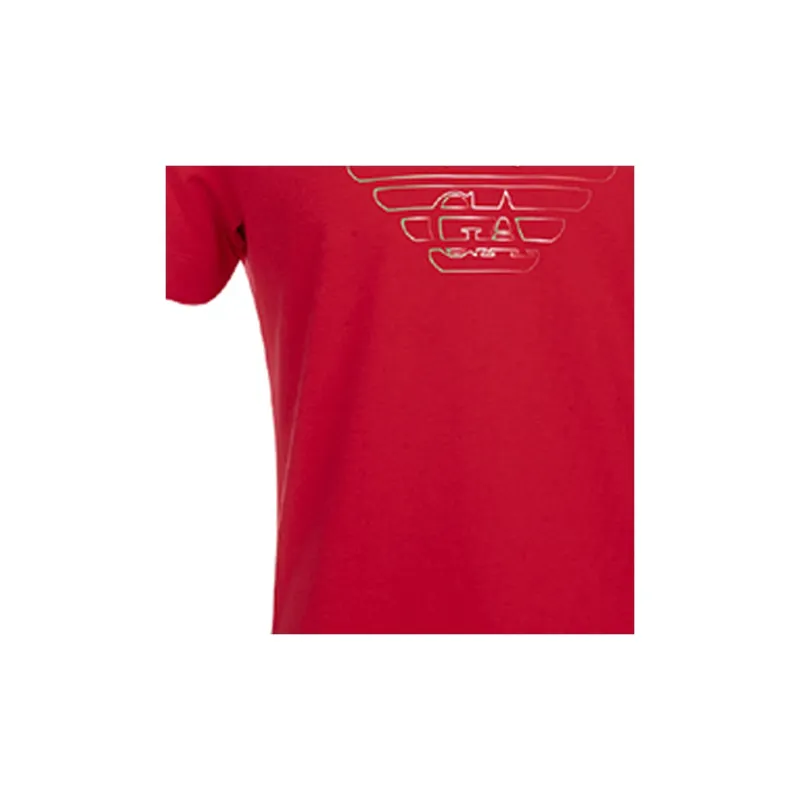 EMPORIO ARMANI T Shirts Men Red-5