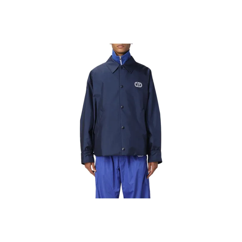 Valentino FW22 Jackets Coats Men's Dark Blue-2