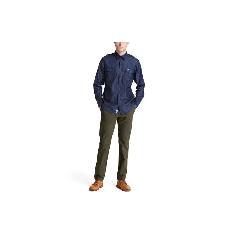 Timberland Casual Pants Men Army Green-4
