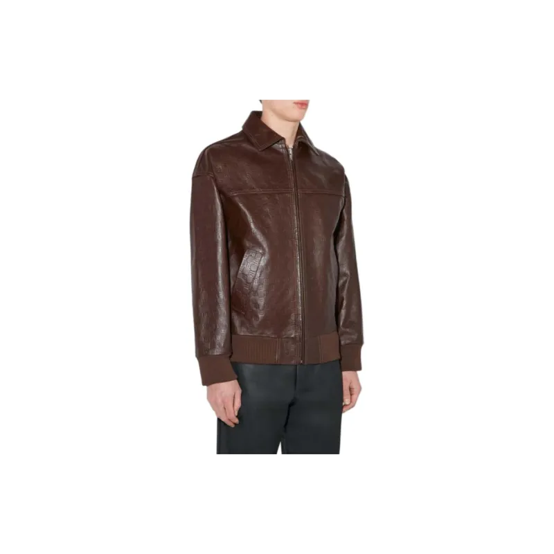Misbhv Logo embossed Leather Jacket-2