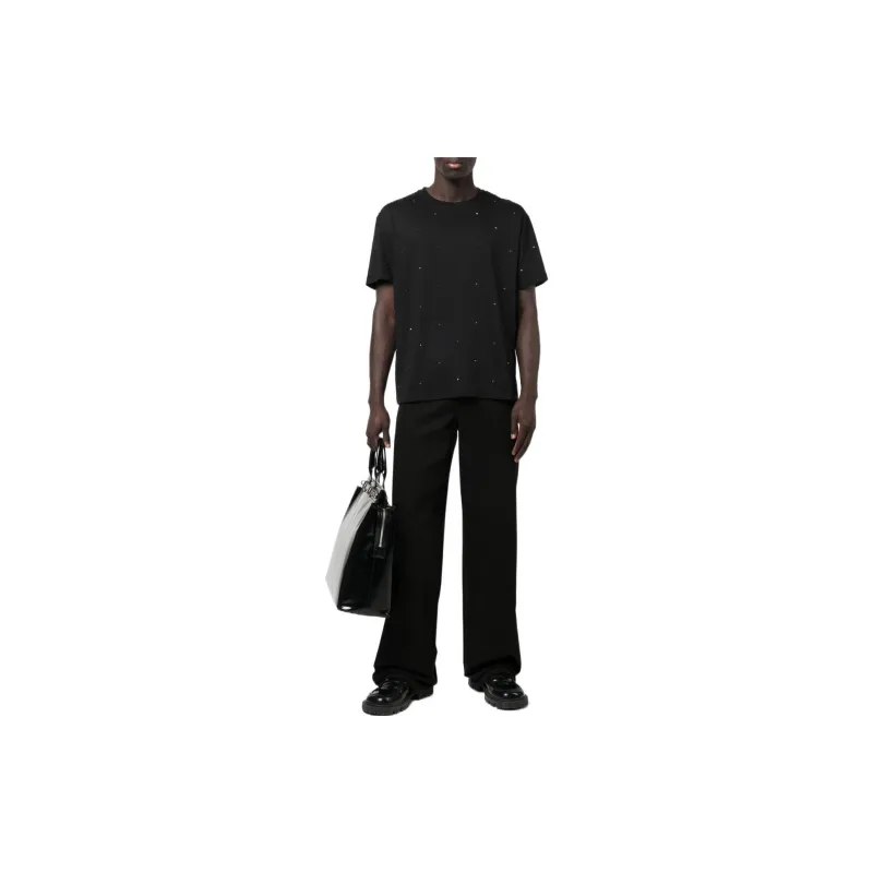 Valentino T-Shirts Men Black-2
