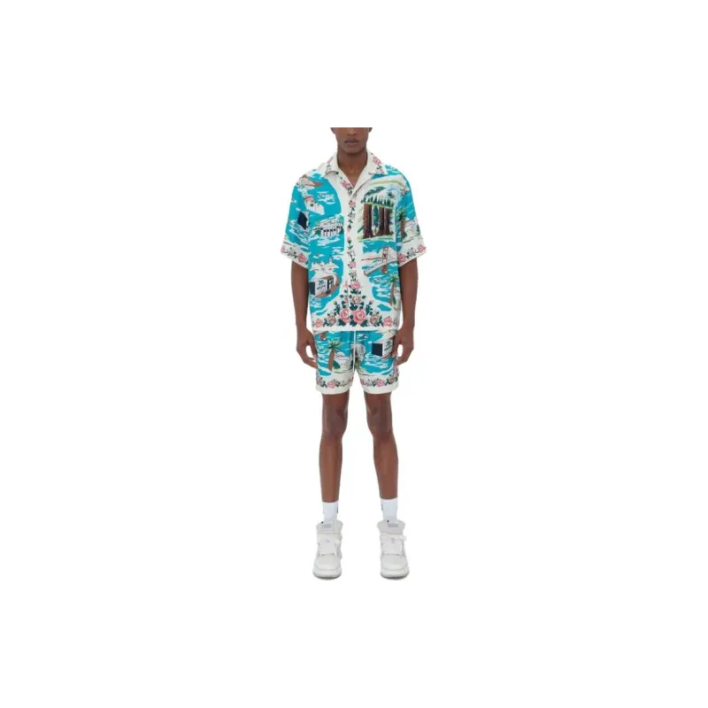 AMIRI Hawaiian Bowling Shirt-1