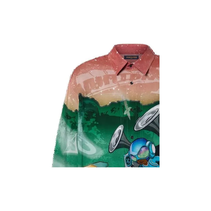 LOUIS VUITTON FW23 Shirt Men's Multicolor-5