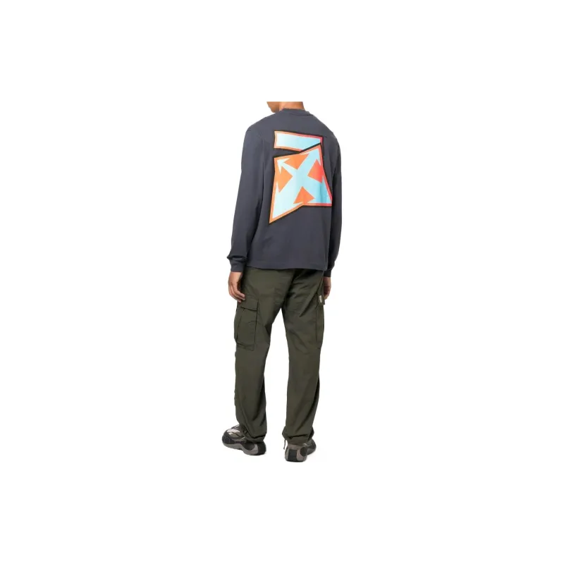 OFF WHITE Degradé Thund Skate L/S Tee-1