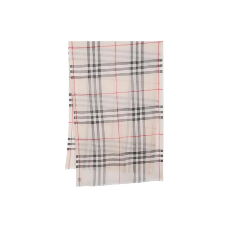 Burberry Giant Check Frayed Edge Scarf-0