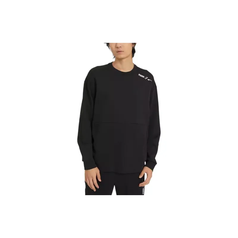 PUMA EVOSTRIPE Sweatshirts Men Black-4