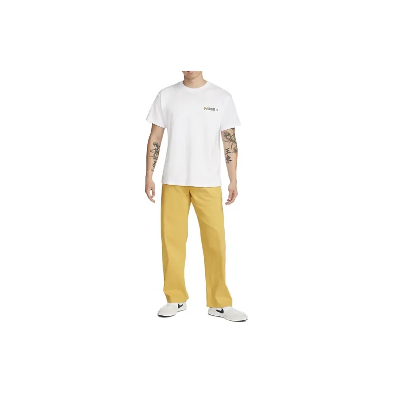Nike T Shirts Men White-2