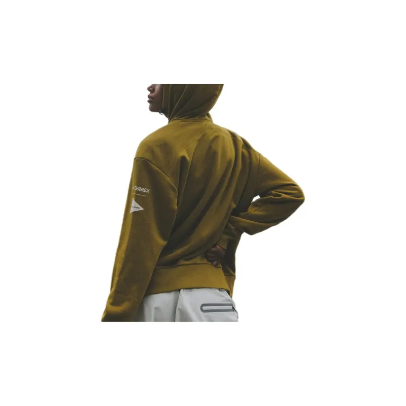And Wander X Adidas Sweatshirts Men Olive Green-4