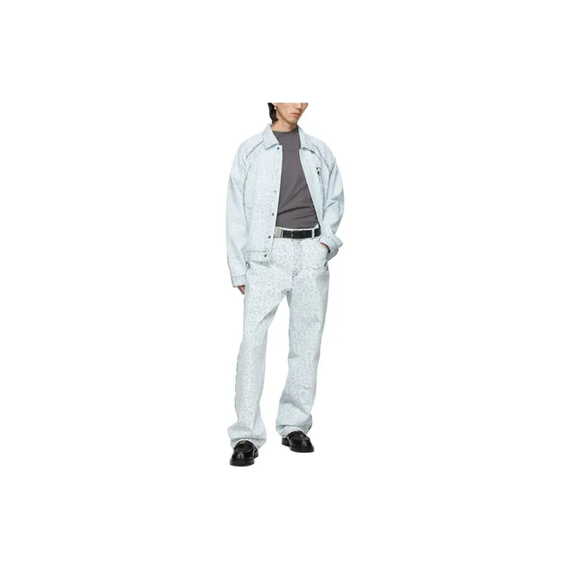 WE11DONE Jackets Unisex Light Blue-4