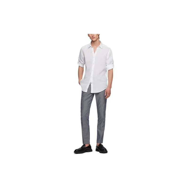 HUGO BOSS Casual Pants Men Gray-1