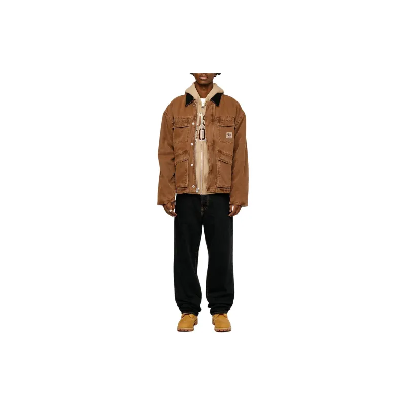 Stussy Washed Canvas Shop Jacket-33