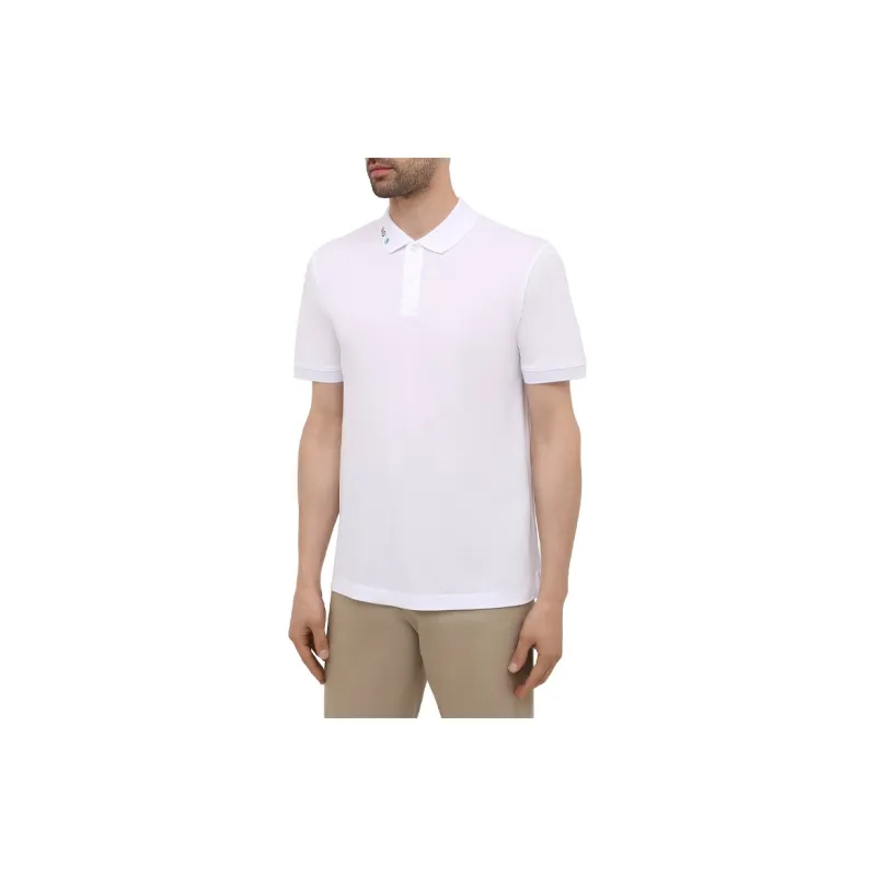HUGO BOSS Short Sleeved Polo Shirt Men's White-2