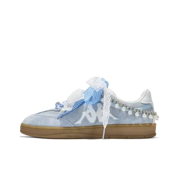 Kappa Tifo Back to Back Abrasion Resistant Low Top Skateboard Shoes Women's Blue White