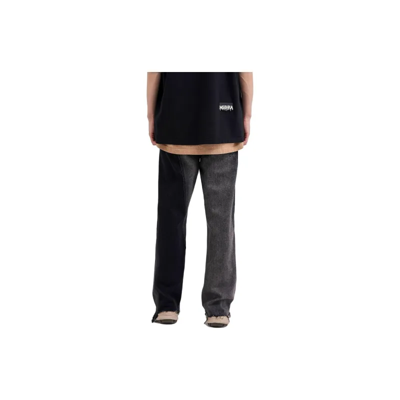 Mishkanyc Jeans Men Black-3