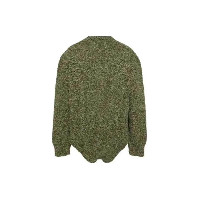 Maison Margiela V-neck Marl-knit Bodysuit-1