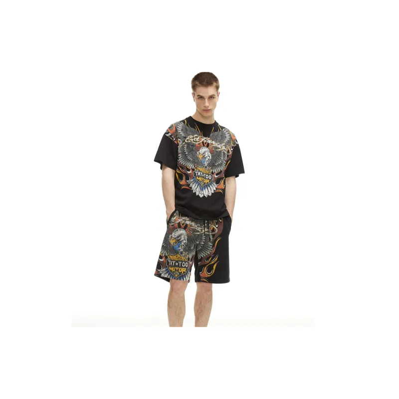 Ed Hardy SS22 Loose Fit Shorts Men's Black-2