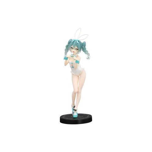 FURYU Hatsune Miku BiCute Bunnies Doll-Rurudo White Ver.- Bonus Gifts