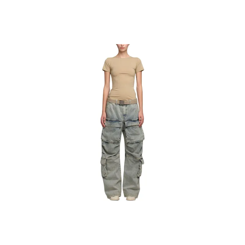 Entire Studios Acid wash Cargo Jeans-1