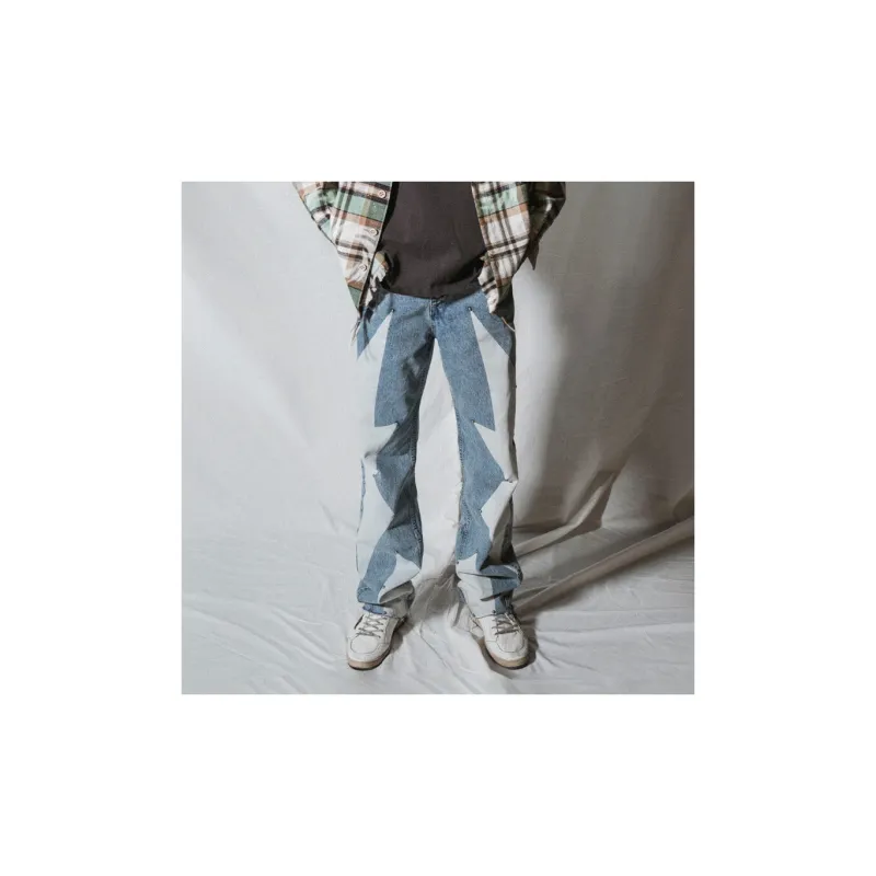 CEEC LA Straight Jeans Unisex Blue-2
