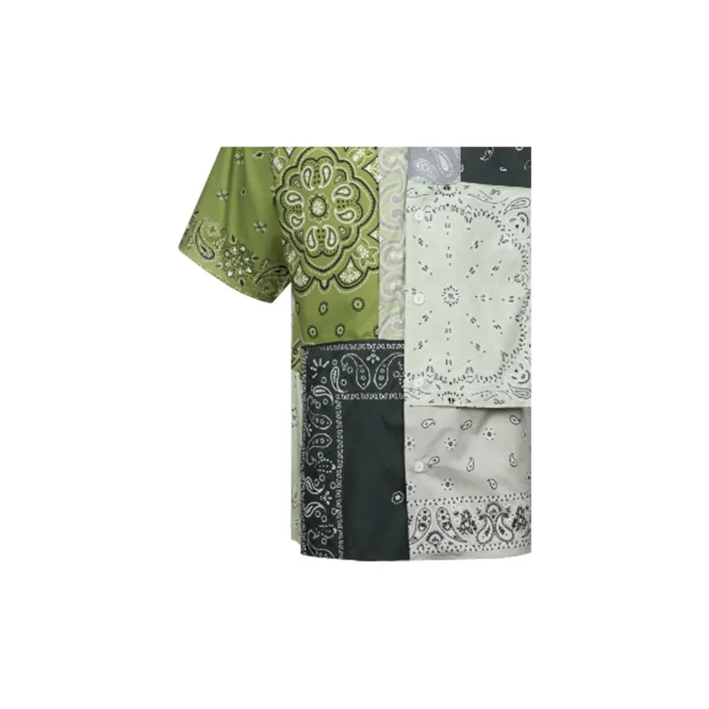 KENZO Shirts Men Green-5