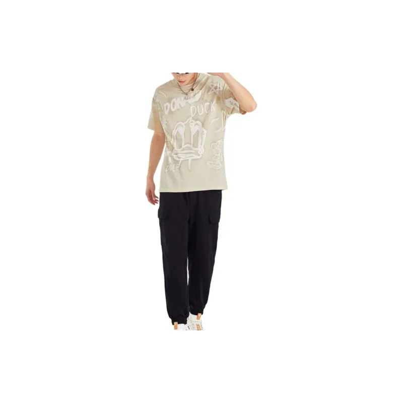 LiNing x Disney T Shirt Unisex Khaki-2