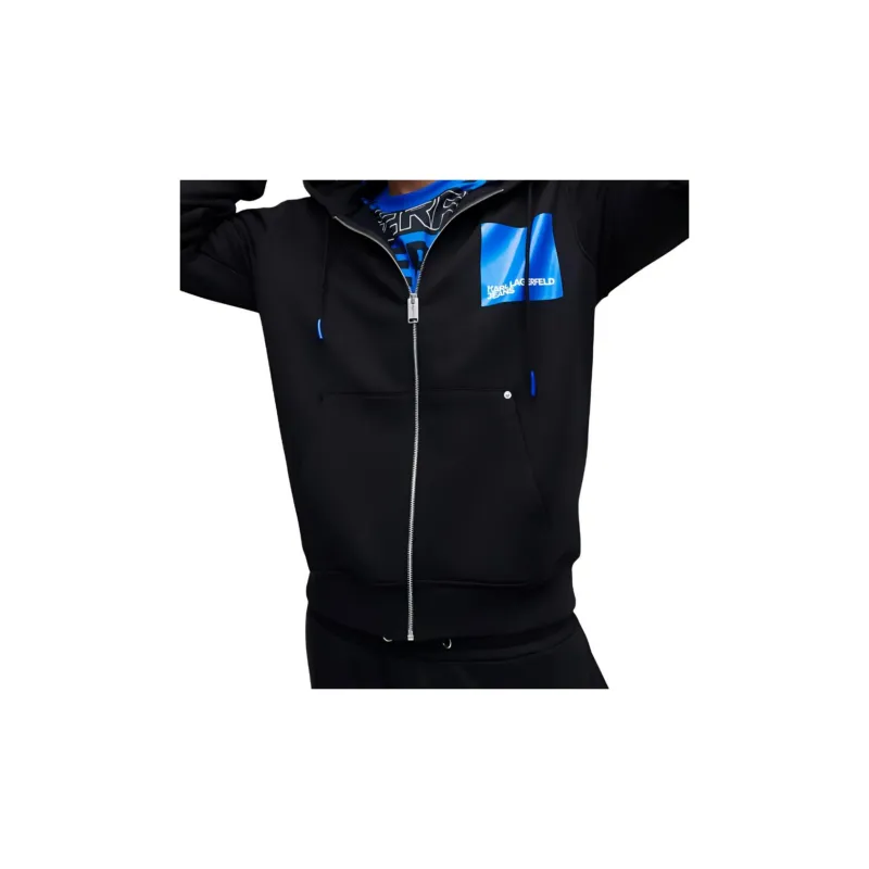 KARL LAGERFELD / Karl Lagerfeld Jeans Box Logo Zip up Hoodie-1