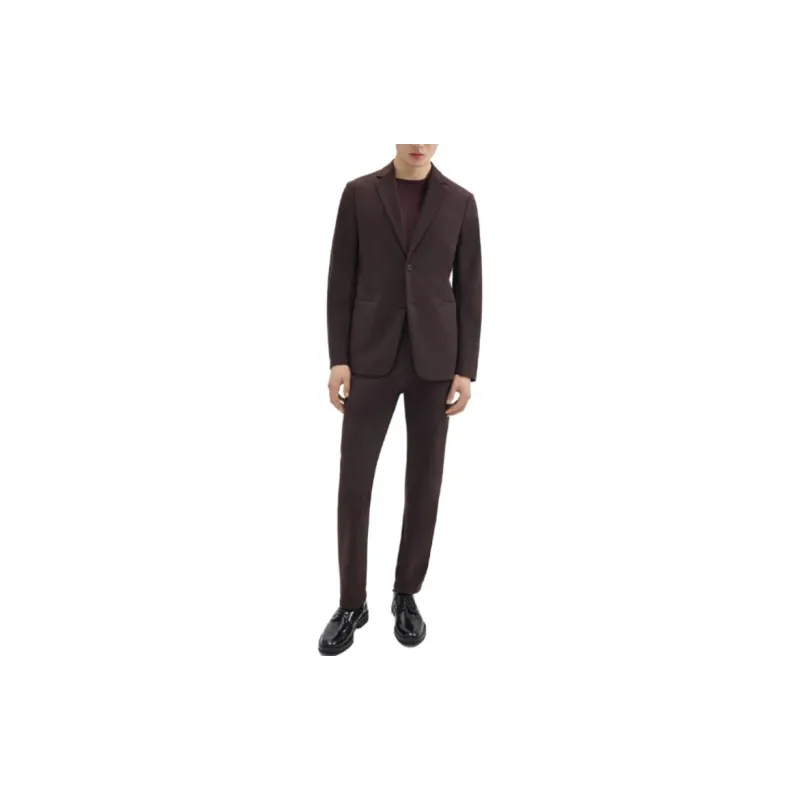 THEORY Business Suit Men's Black Brown-3