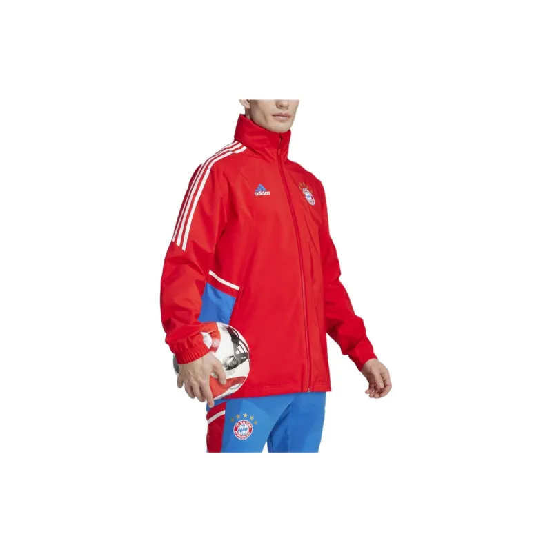 Adidas FC Bayern CONDIVO 22 RAIN JACKET Jacket Men's Red-3