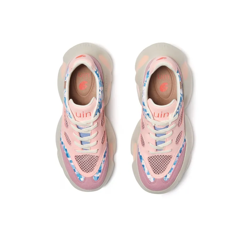 U.IN Zaluz Series Height Increasing Low Top Chunky Sneakers Women's-23