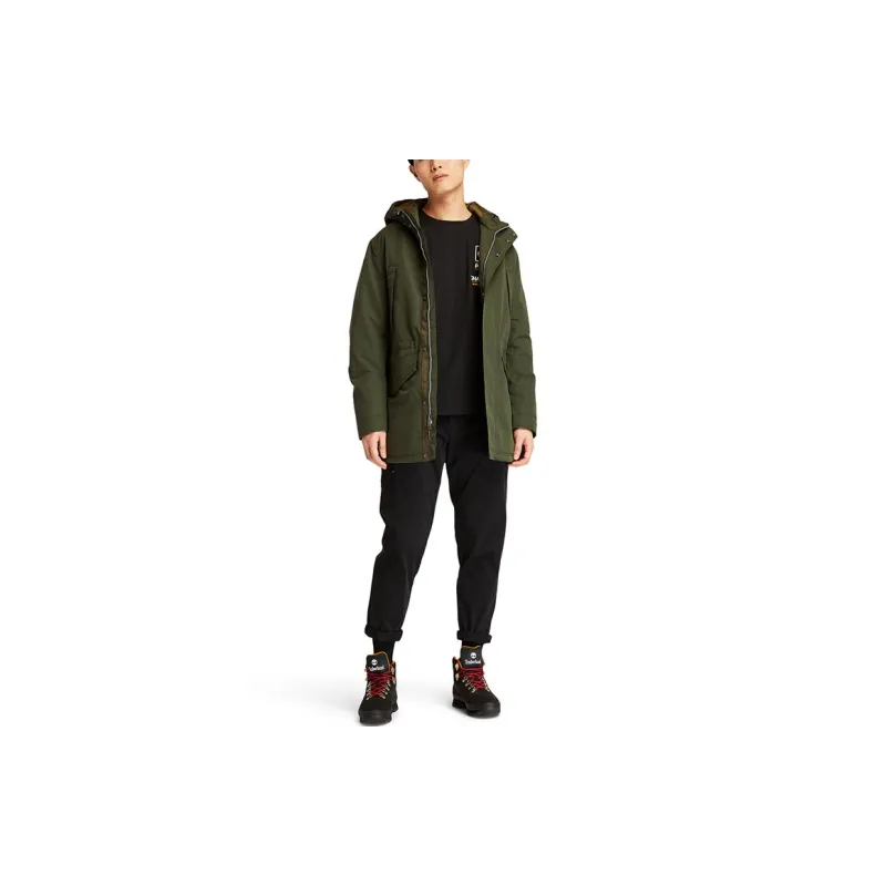 Timberland Puffer Jackets Men Luggage Bag Green-3