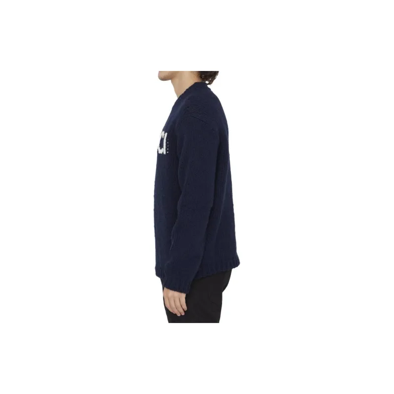 GUCCI Knitwear Men Dark Blue-3