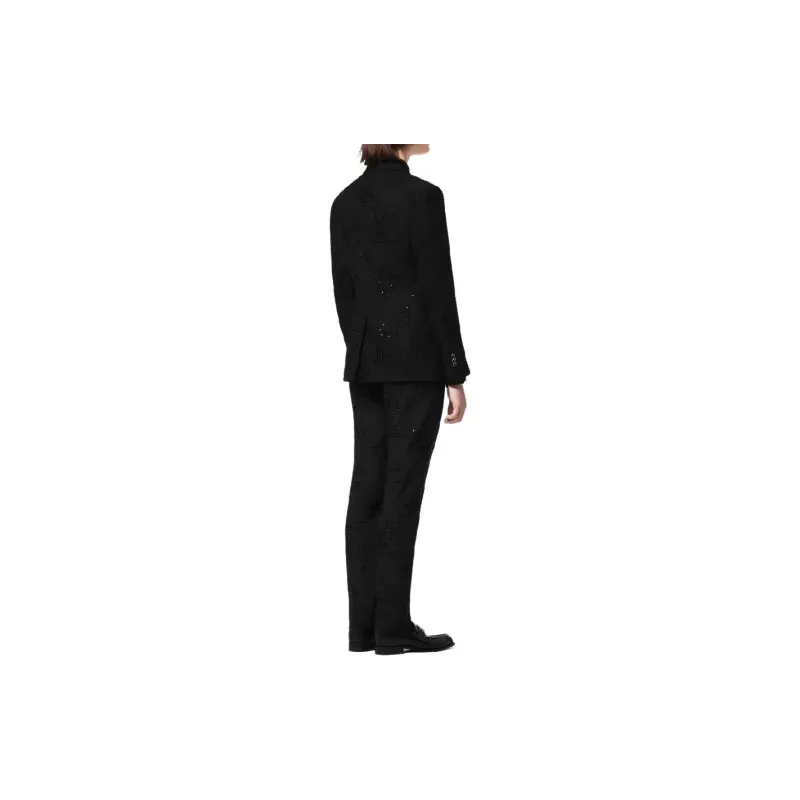 LOUIS VUITTON Monogram Wool Evening Pants-4