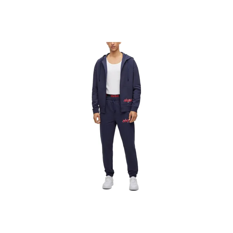 HUGO BOSS FW23 Hooded Fitted Cardigan Long Sleeved Sweatshirt Men's-4