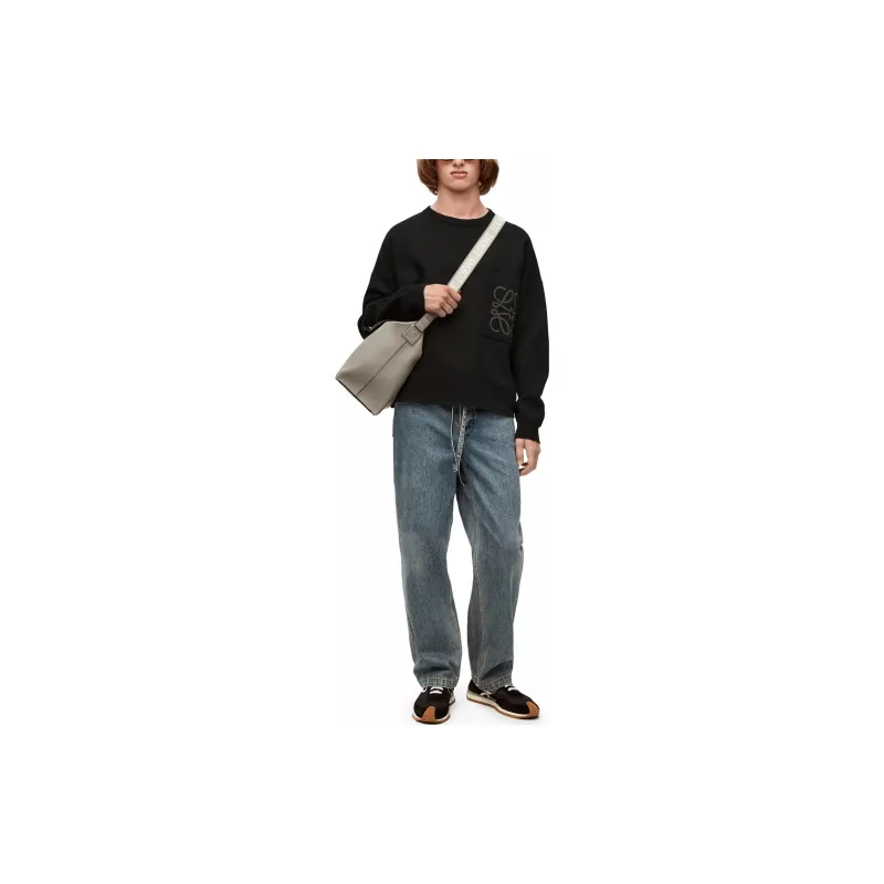 LOEWE Anagram Pocket Cotton And Viscose Sweater-2