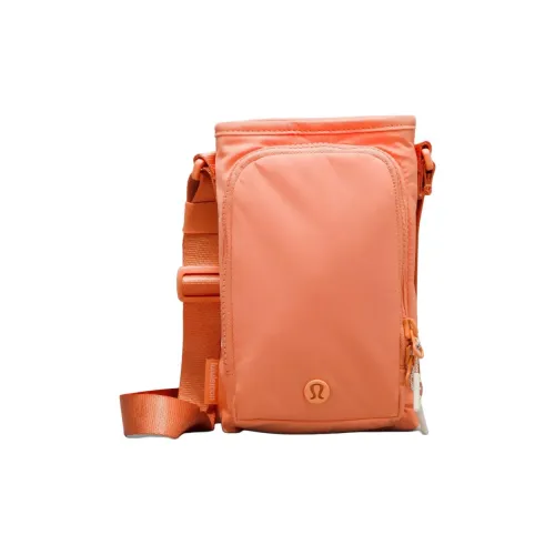 Lululemon Recycled Nylon Shoulder Bag Crossbody Bag Unisex Coral Pink