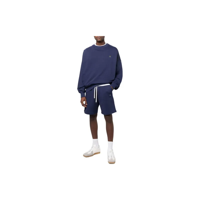Vivienne Westwood Casual Shorts Men Blue-1