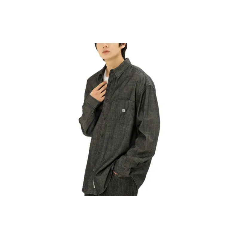 Lee Shirts Men Black-7