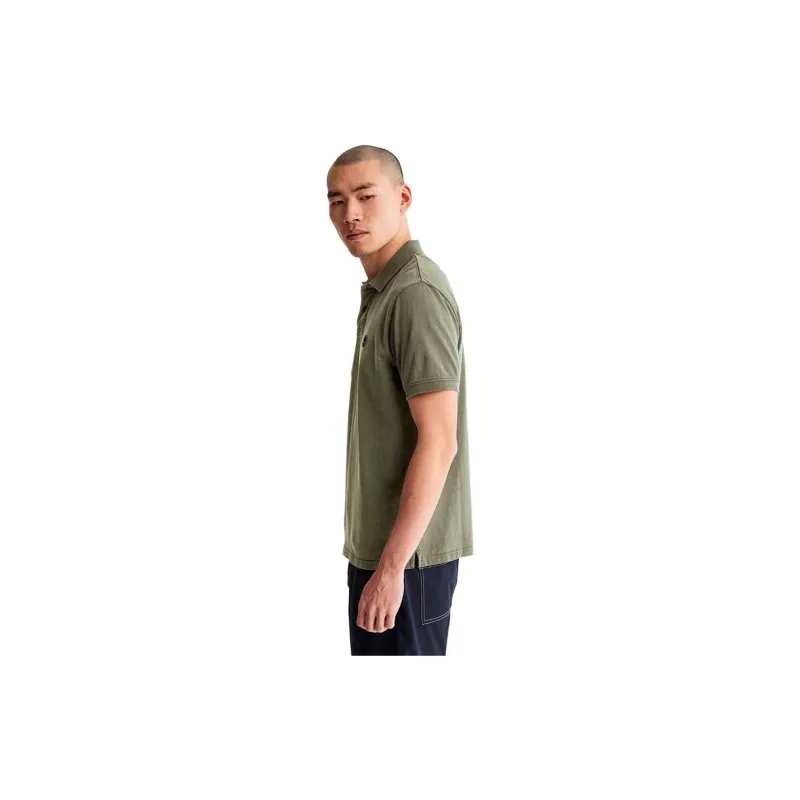 Timberland Polo Shirt Men's Kassel Green-4