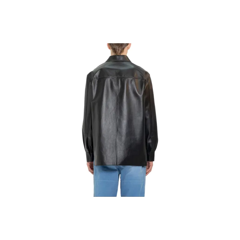 LOEWE Logo Embossed Long Sleeved Shirt-3