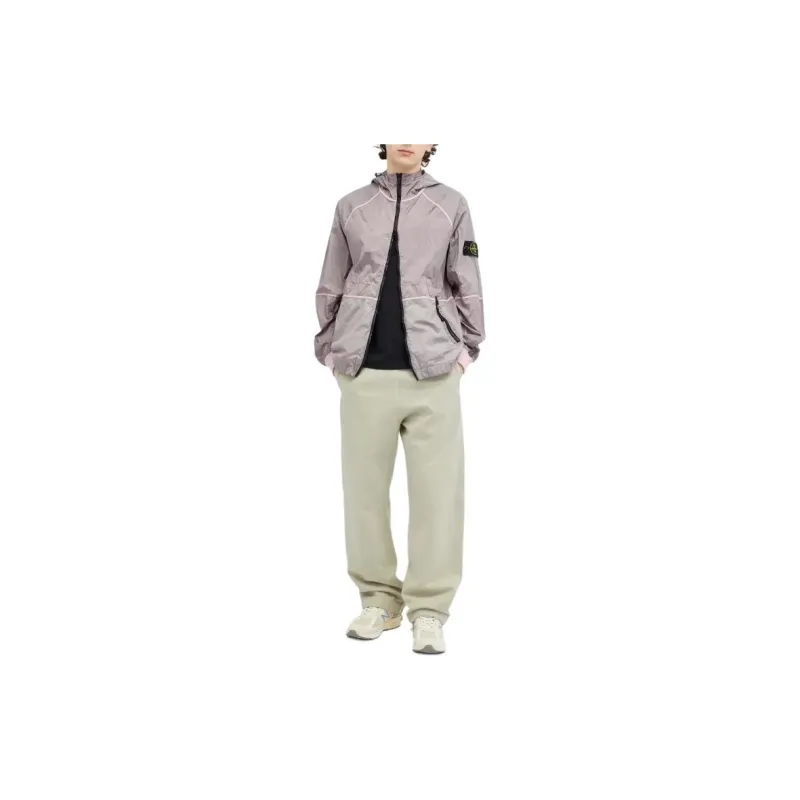 STONE ISLAND Jackets Coats Men's Pink-2
