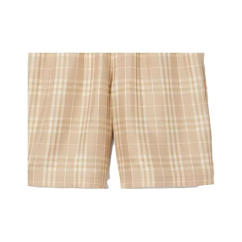 Burberry SS23 Casual Shorts Men's Soft Yellow Umber-5
