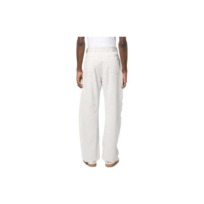 Lemaire Knitted Sweatpants Men White-2