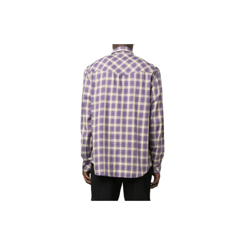 DIESEL Shirts Men Purple-2